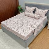 Bộ Drap Cotton Lụa Red Rose RR08