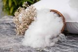 Gối Lông Vũ Nhân Tạo White Swan Alpha Vuông