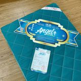 Nệm Bông Ép Gấp 3 Angel Chần Ô Vuông (Màu Xanh)