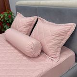 Bộ Drap Cotton Lụa Red Rose RR07