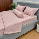 Bộ Drap Cotton Lụa Red Rose RR07
