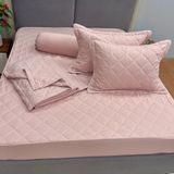 Bộ Drap Cotton Lụa Red Rose RR07