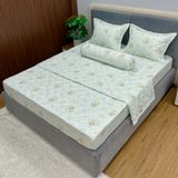 Bộ Drap Cotton Lụa Red Rose RR12