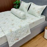 Bộ Drap Cotton Lụa Red Rose RR12