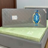 Nệm Bông Ép Gấp 3 Angel Chần Ô Vuông (Màu Xám)