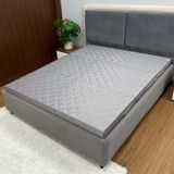 Nệm Bông Ép Gấp 3 Angel Chần Ô Vuông (Màu Xám)