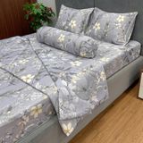 Bộ Drap Forever Không Chần Gòn Họa Tiết FB38