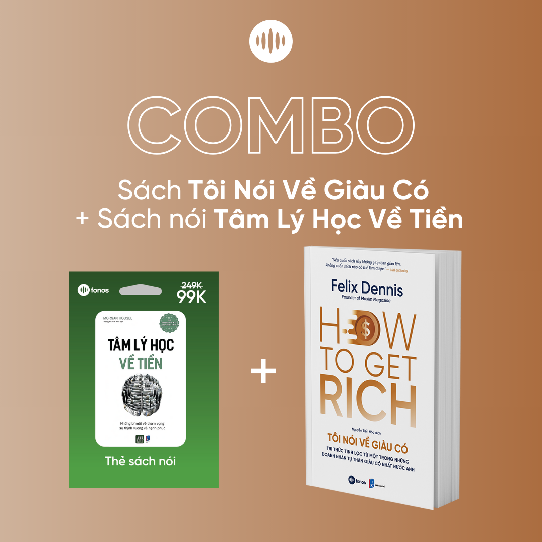  Combo sách giấy Tôi nói về giàu có & Thẻ sách Tâm lý học về tiền 