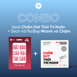  Combo sách Chấm Dứt Thói Trì Hoãn & Thẻ sách - Bắt Đầu Với Câu Hỏi Tại Sao 