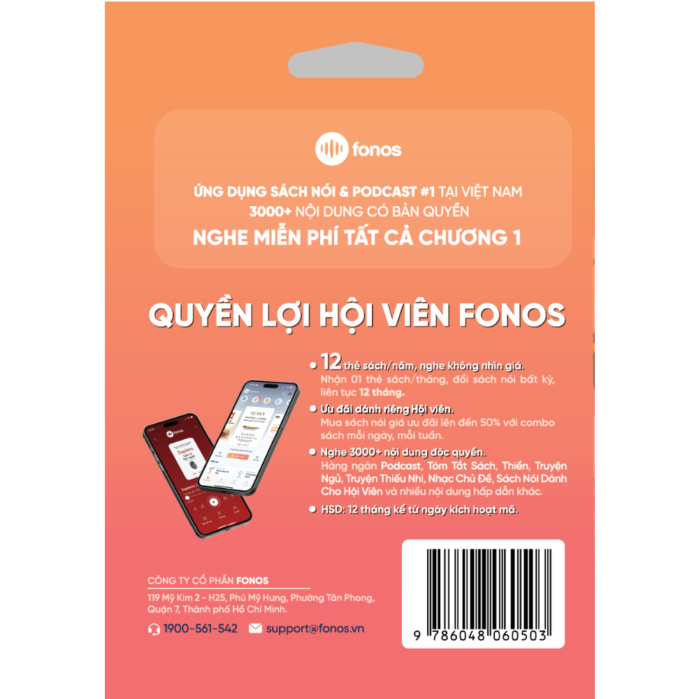 Thẻ Hội Viên Fonos - Gói Năm