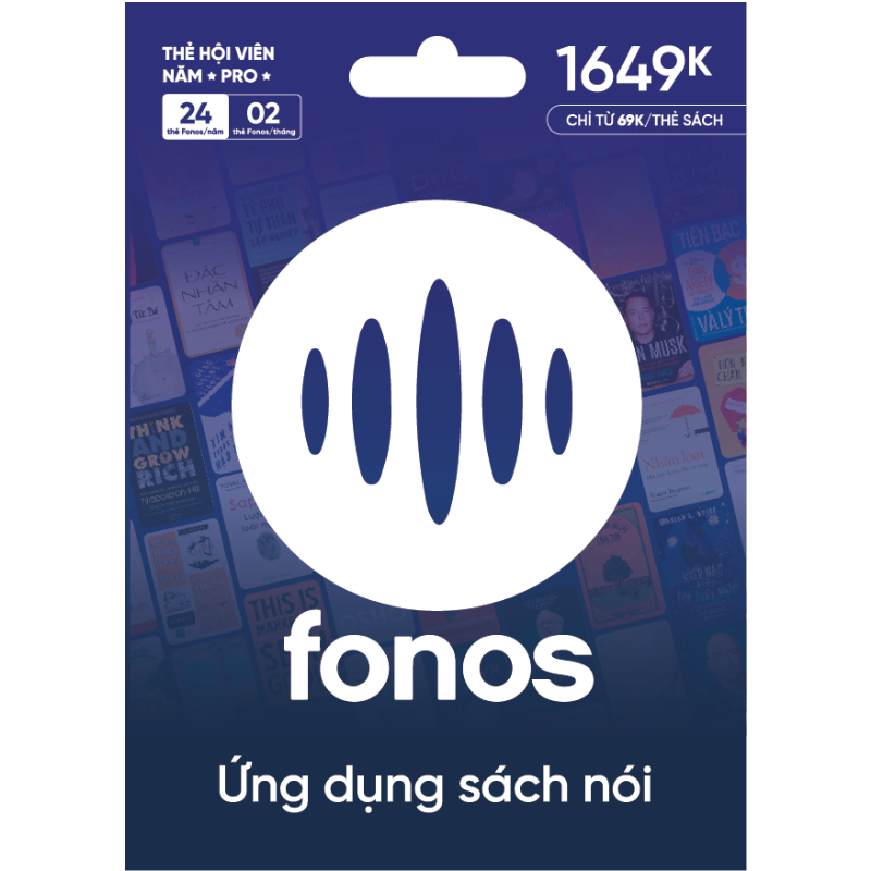  Thẻ Hội Viên Fonos Năm - Premium PRO 