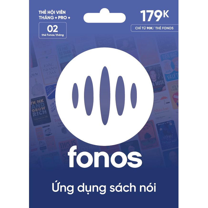 Thẻ Hội Viên Fonos Tháng - Premium PRO