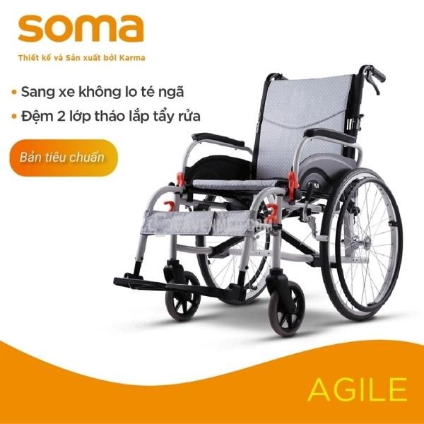 Xe lăn nhôm Karma Agile Pro