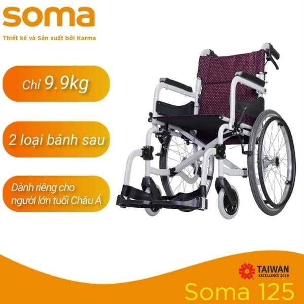 Xe lăn tay Karma Soma 228