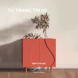  Tủ gỗ decor trang trí phòng khách phong cách Bắc Âu 