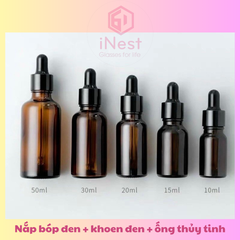 Lọ thủy tinh nâu 30ml