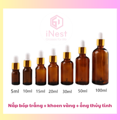 Lọ thủy tinh nâu 100ml