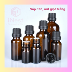 Lọ thủy tinh nâu 15ml