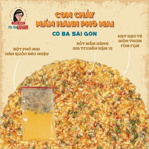 Cơm Cháy Đáy Nồi Mắm Hành Phô Mai