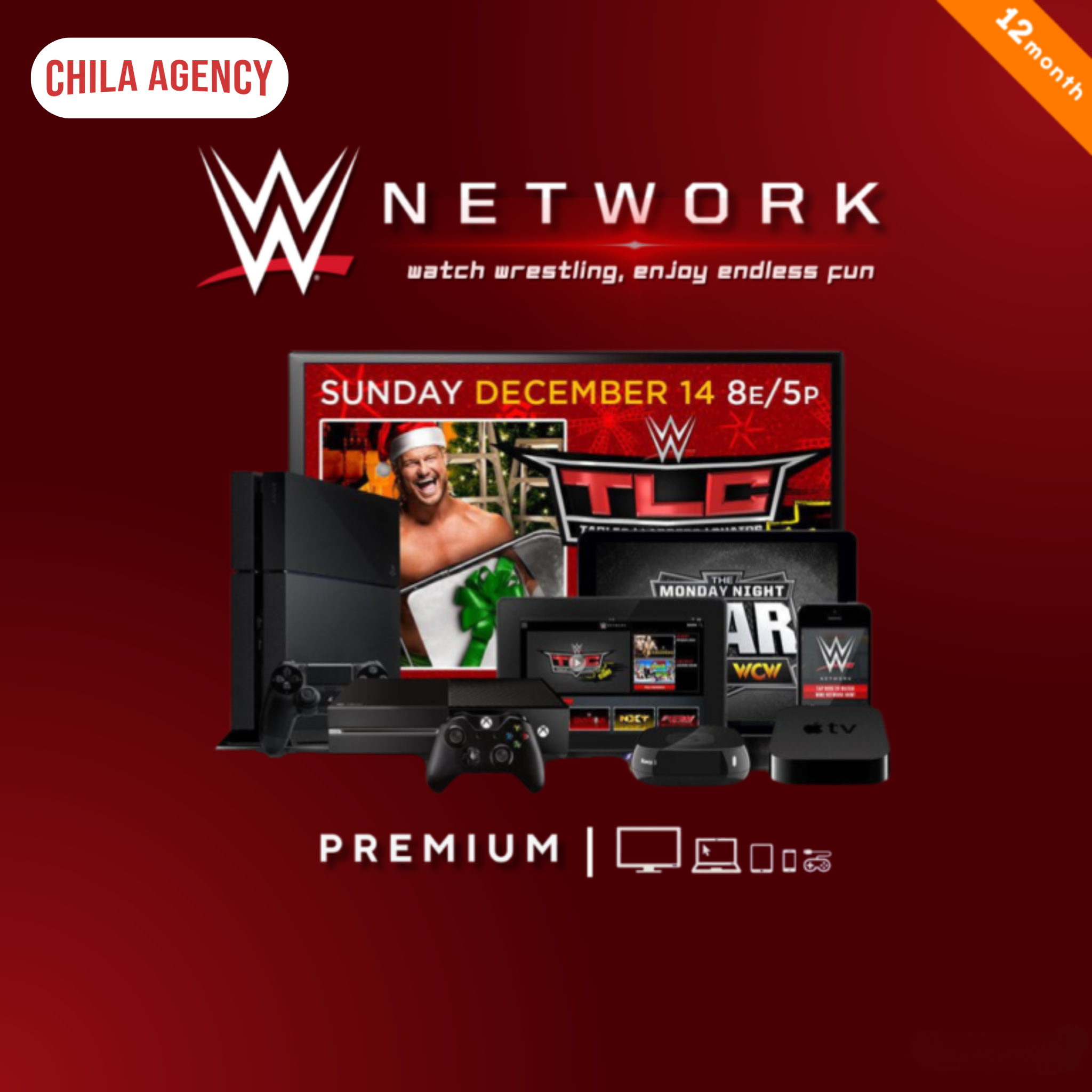 Tài khoản WWE Network nền tảng đấu vật trực tuyến