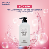  KUMANO YUSHI- Sữa tắm White Rose Musk (700ml) 