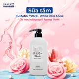  KUMANO YUSHI- Sữa tắm White Rose Musk (700ml) 