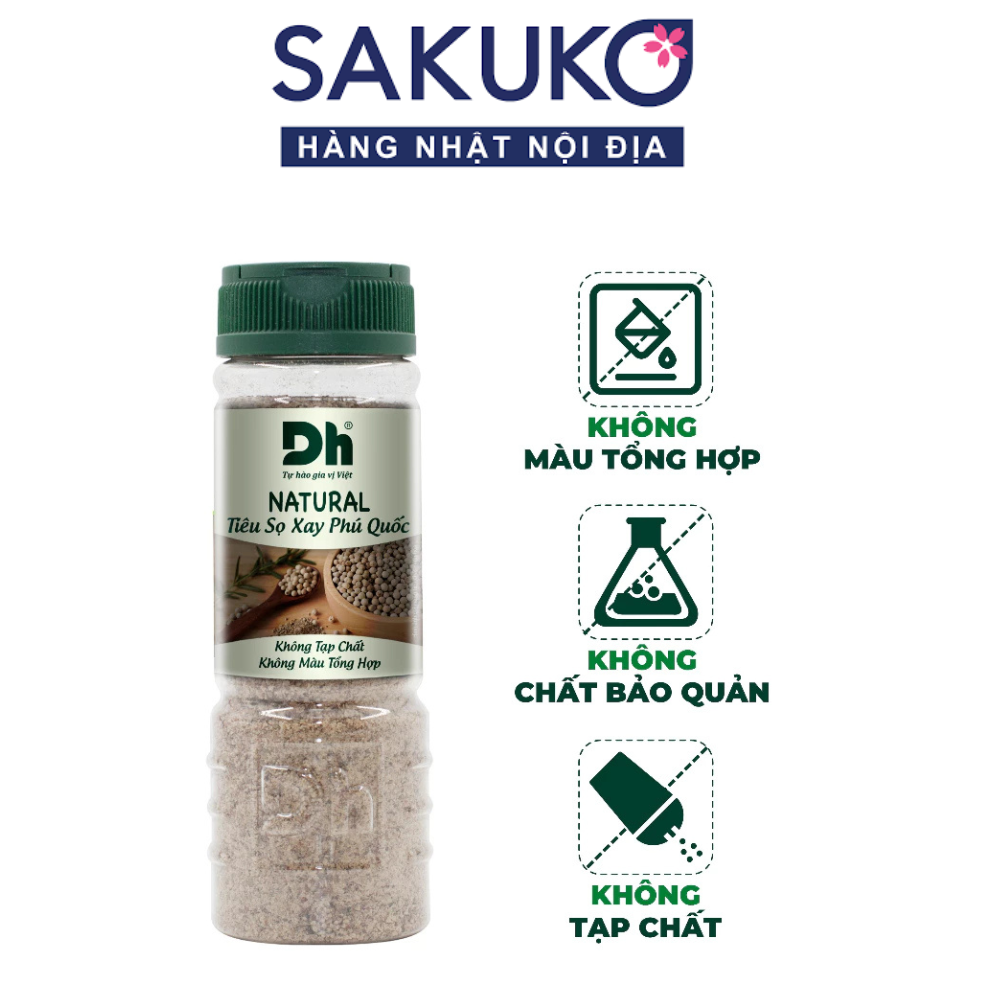 DH - Natural Tiêu sọ xay Phú Quốc 45g