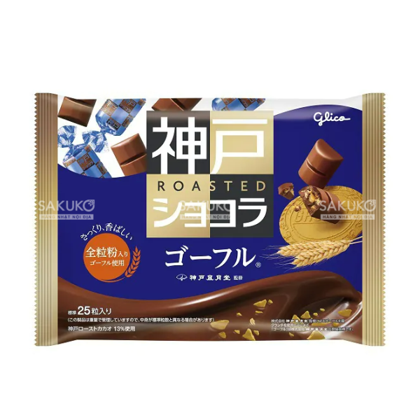  GLICO- Socola Kobe Roasted Gaufre 25 chiếc 170g 