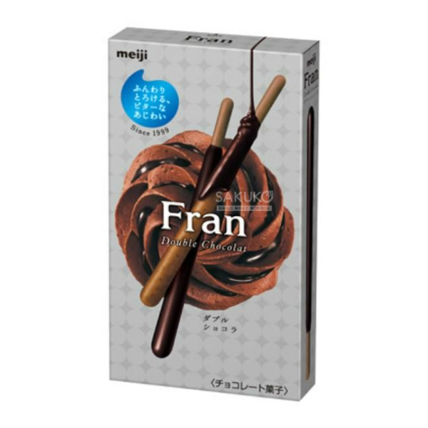 MEIJI- Bánh que Fran double socola 9 thanh 