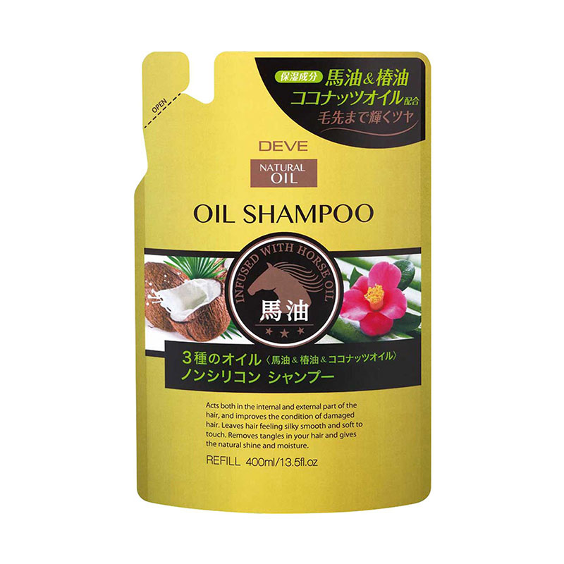 KUMANOYUSHI-Dầu gội Deve chiết xuất dầu ngựa 400ml
