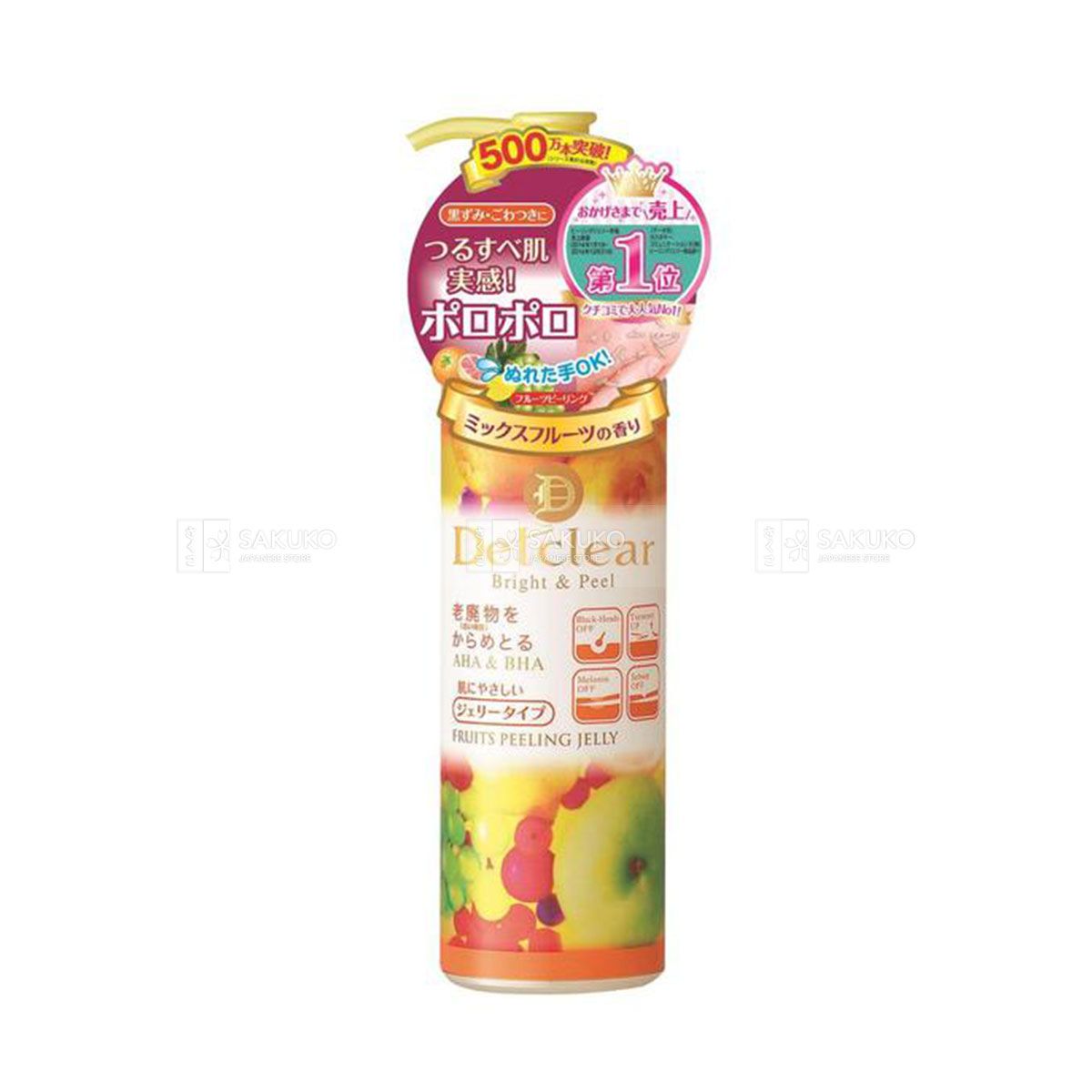  MEISHOKU- Gel tẩy tế bào chết hương trái cây 180ml 