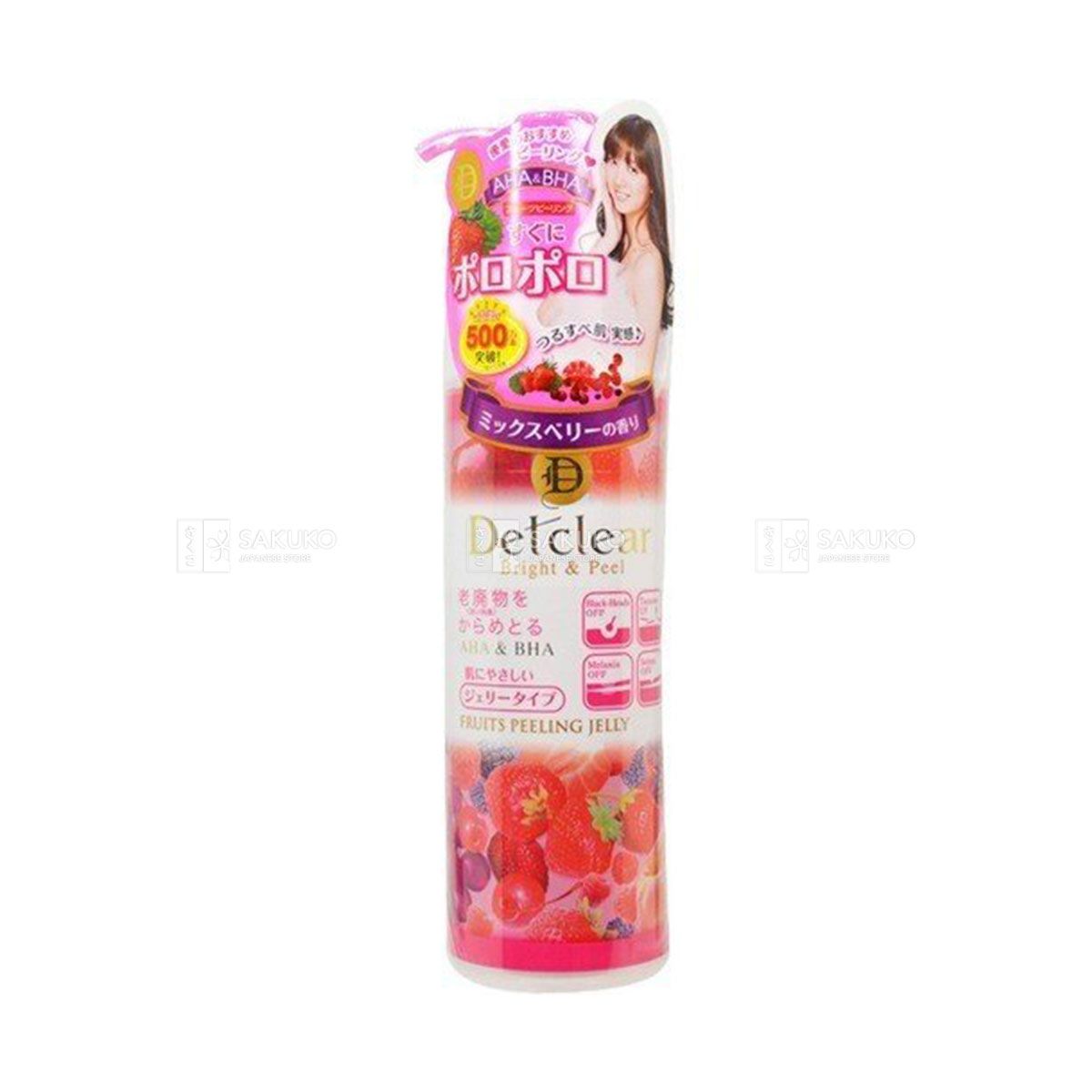  MEISHOKU- Gel tẩy tế bào chết hương dâu 180ml 