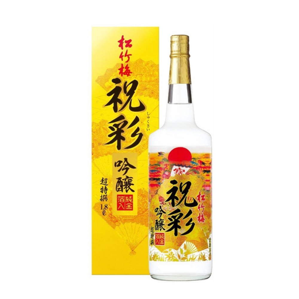 TAKARA SHUZO- Rượu sake vảy vàng Shouchikubai 1,8L