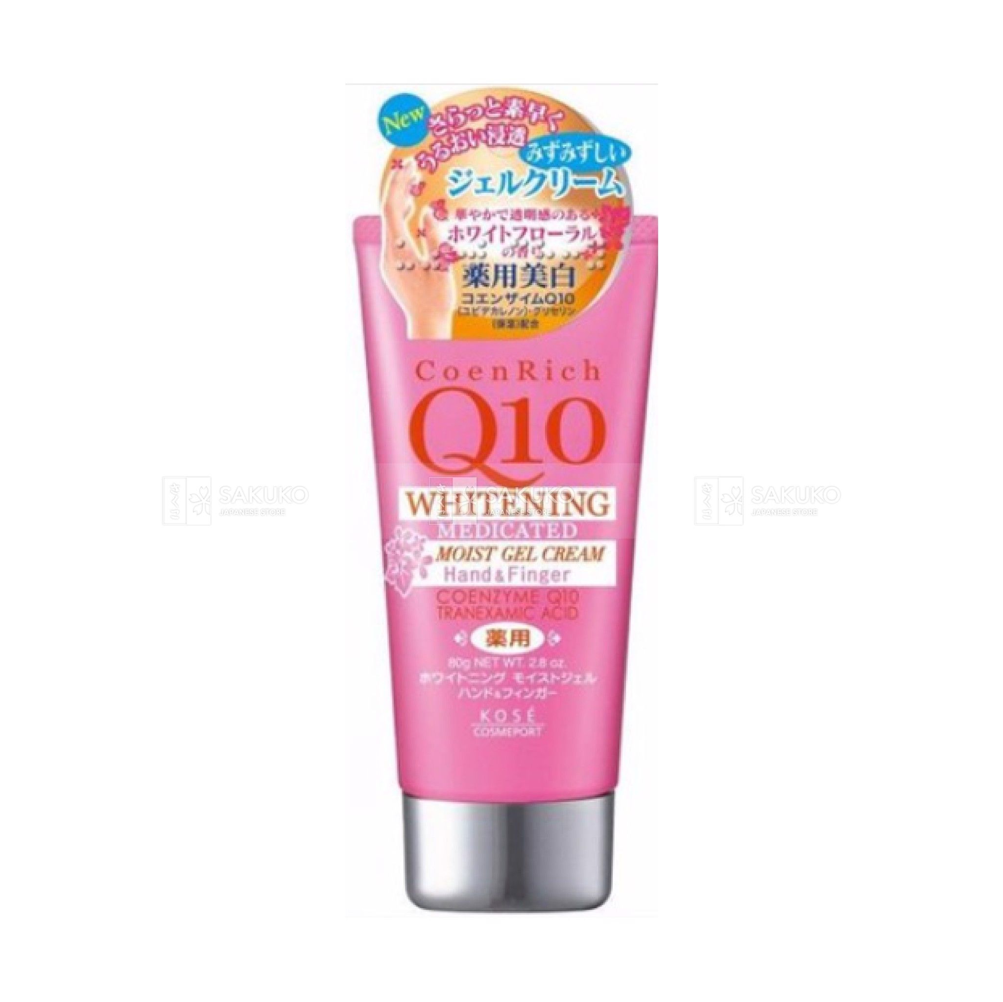  KOSE-Kem tay Q10 Whitening Medicated dạng gel 80g 