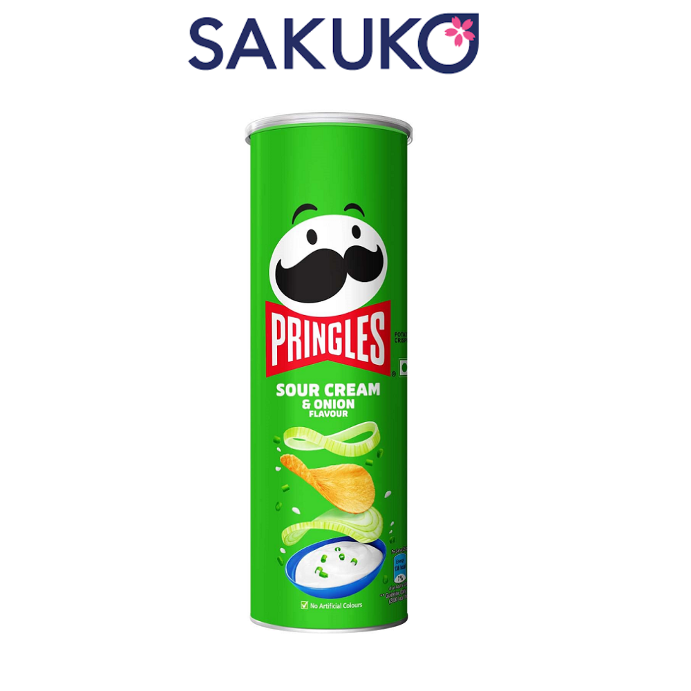 Pringles - Snack khoai tây Sour Cream&Onion 102 G