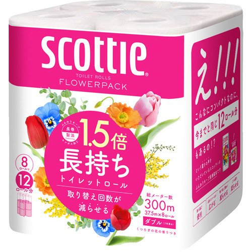  CRECIA- Giấy vệ sinh Scottie giấy đôi 8 cuộn 