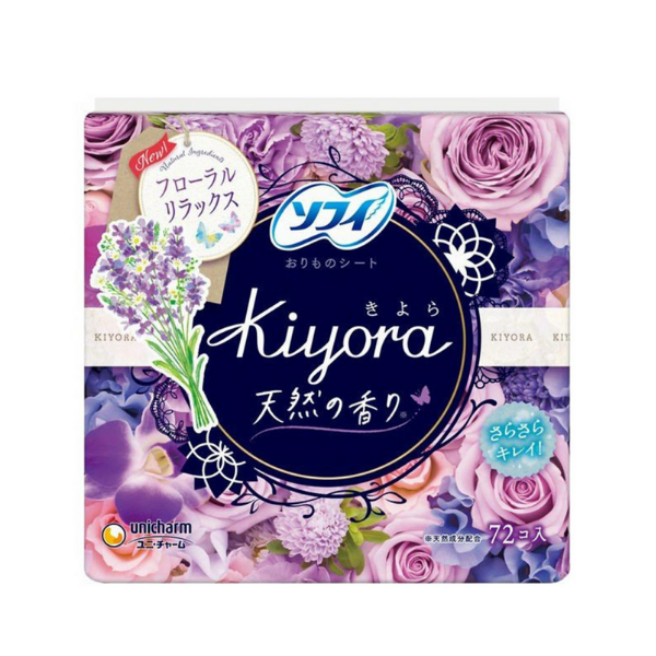  UNICHARM- BVS Kiyora hàng ngày hương lavender 72m 