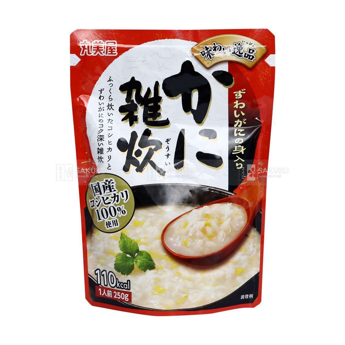  MARUMIYA- Cháo trứng, cua và nước dùng gà 250g 