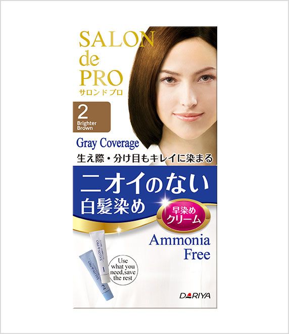 SALONDEPRO- Kem nhuộm tóc phủ bạc F2(nâu sáng nhất