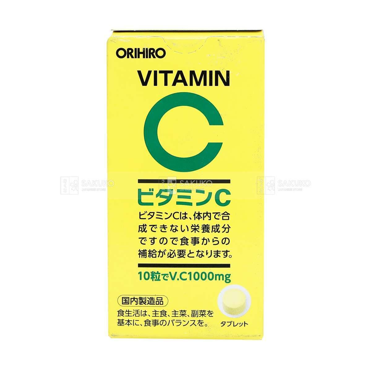  ORIHIRO- Viên uống bổ sung Vitamin C ( 300 viên ) 