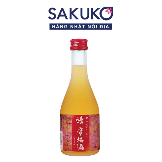 NAKATA - Rượu mơ Umeshu vị mật ong 300ml/10 độ