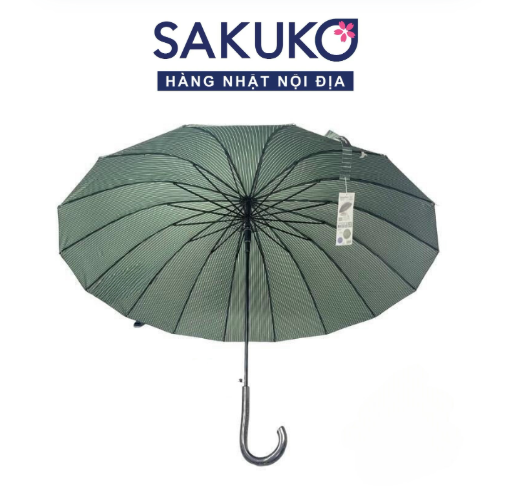 KAIYO - Ô tự động cán dài 16 nan hoạ tiết lá nhỏ