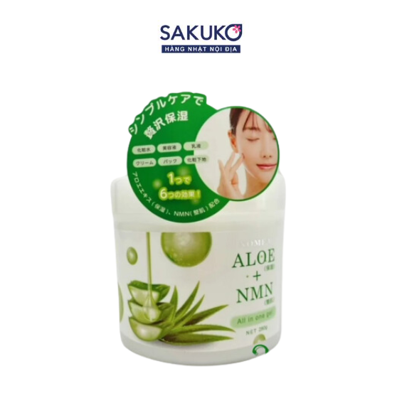Kem dưỡng da lô hội Nomea Aloe & NMN Nhật Bản 280g