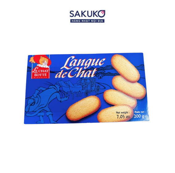 Le chat - Bánh quy Potte langue 12 chiếc 200g