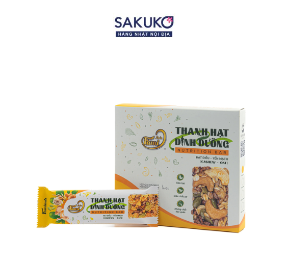 FAMINUTS- Thanh DD hạt điều yến mạch 25g