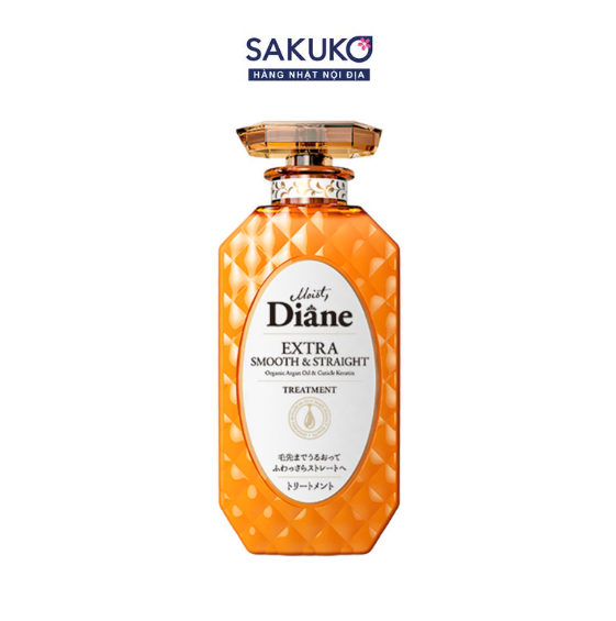 MOIST DIANE- Dầu xả vào nếp thẳng mượt 450ml
