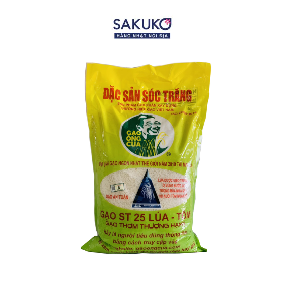 Ông Cua - Gạo ST25 lúa tôm 5kg