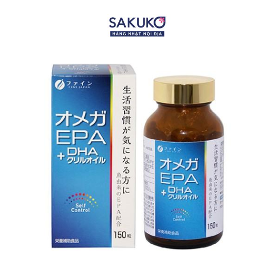 FINE JAPAN- Viên uống dầu cá Omega EPA+DHA