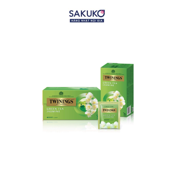 Twinings - Trà túi lọc Green Tea Jasmine 18gx12