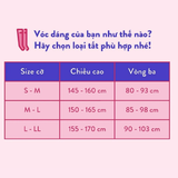  FUKUSKE- Quần tất thon chân độ dày 30 L2L Đen 